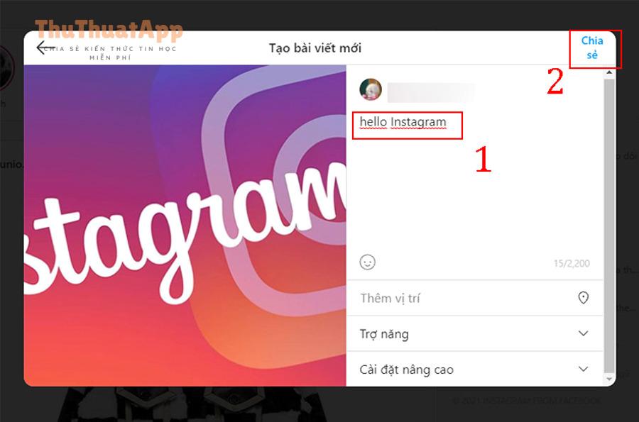 Cách đăng ảnh Instagram trên PC cho người mới, thay vì điện thoại 6 cach dang anh len instagram bang may tinh khong ca 7 800x533 1