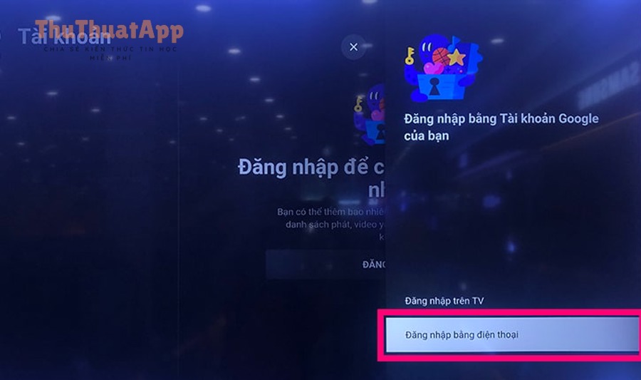 Hướng dẫn đăng xuất (thoát) YouTube trên TV cho mọi gia đình 7 cach dang nhap youtube tren tivi 1 2