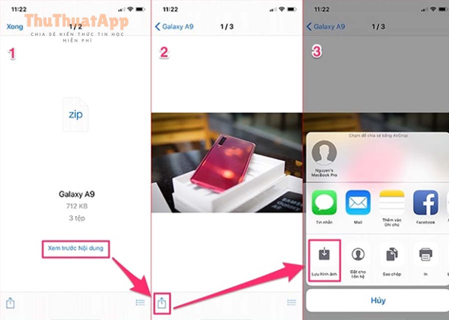 Hướng dẫn nén/giải nén ZIP trên iPhone cho người mới 3 cach giai nen file tren iPhone 1