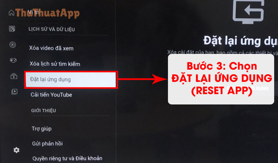 Xóa dữ liệu/cache YouTube để sửa lỗi cho Android và iPhone 5 cach khac phuc loi cua youtube tren tivi sony 55