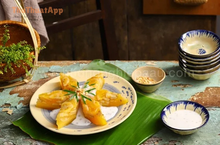 cach lam banh chuoi hap nuoc cot dua