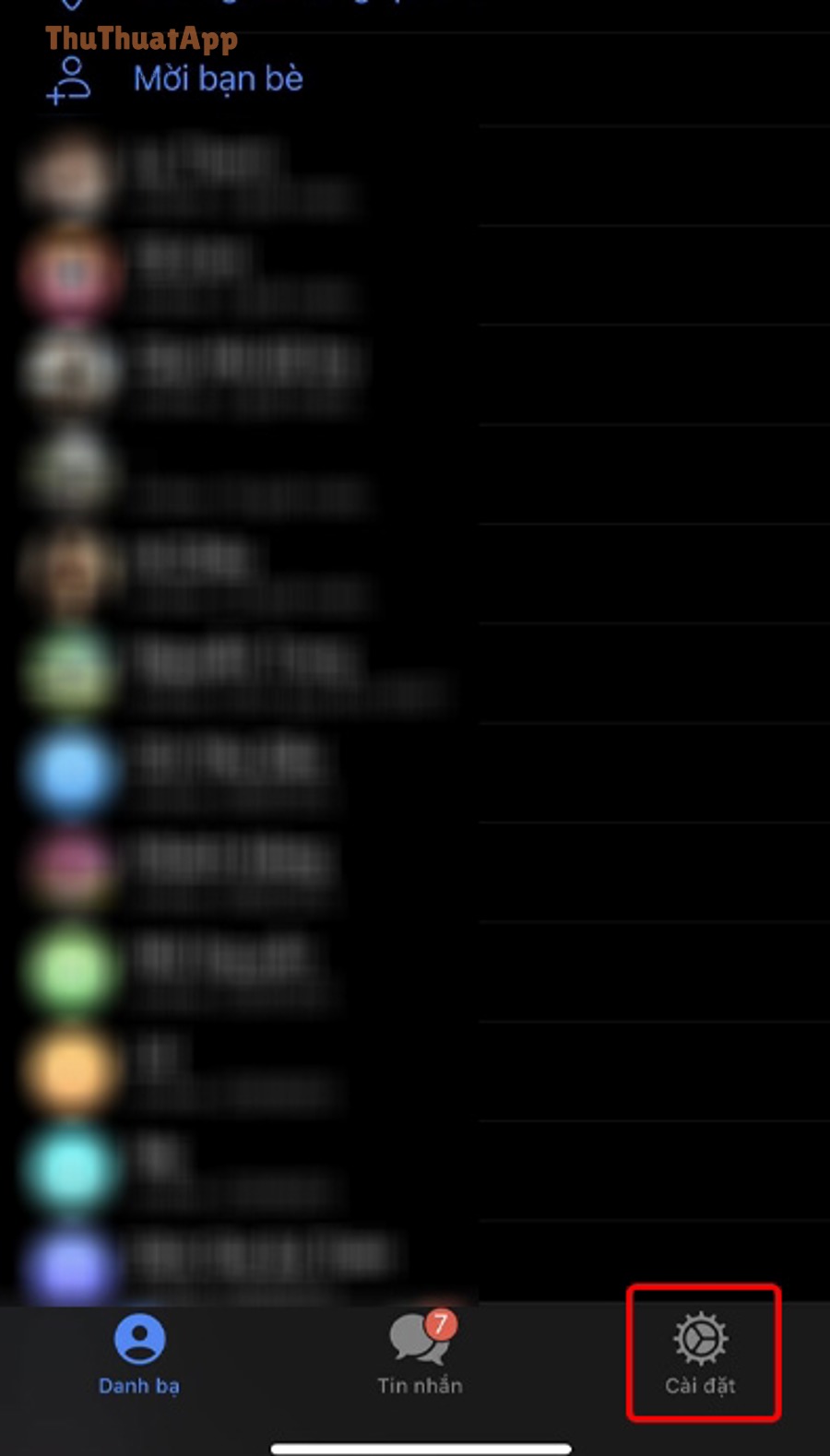 cach tat dong bo hoa danh ba telegram bang iphone 2