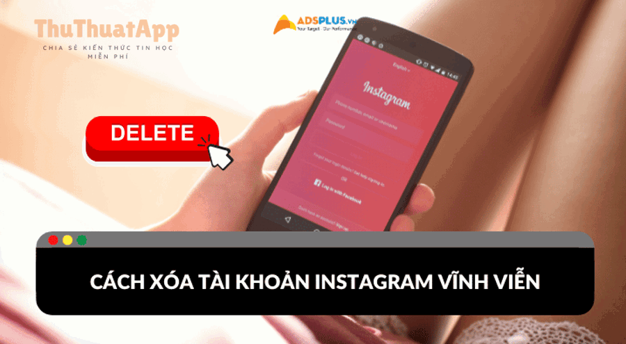 cach xoa tai khoan instagram de dang thum 1