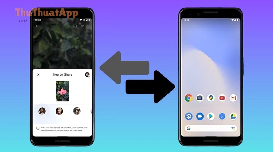 Cách chuyển dữ liệu Android sang Android bằng Nearby Share: hướng dẫn chi tiết từ A–Z 2 Điện thoại Android - minh họa chuyển dữ liệu giữa các máy