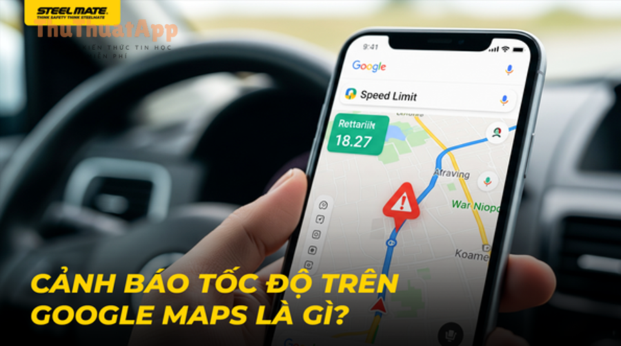 Điện thoại hiển thị bản đồ điều hướng