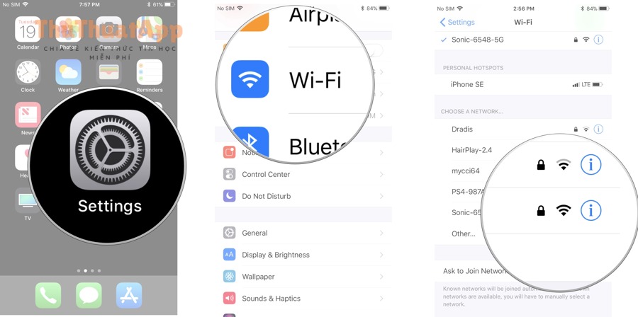 forget wi fi settings iphone screenshot 01