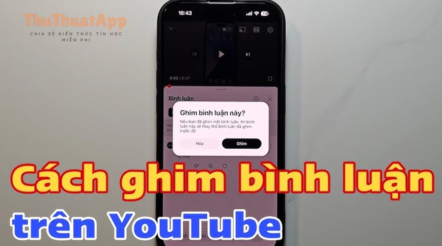 Cách ghim hoặc bỏ ghim bình luận YouTube cho chủ kênh 2 hq720 340