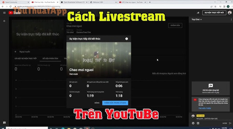 Hướng dẫn phát trực tiếp (livestream) YouTube bằng OBS PC cho người mới 2 hq720 352