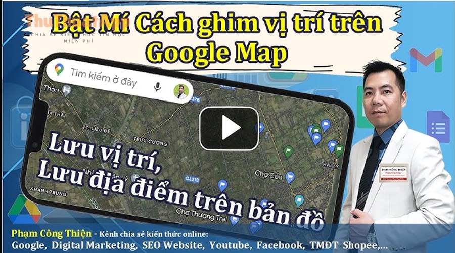 Cách lưu Nhà–Cơ quan (Home/Work) trên Google Maps cho người đi làm 4 Biểu tượng máy tính
