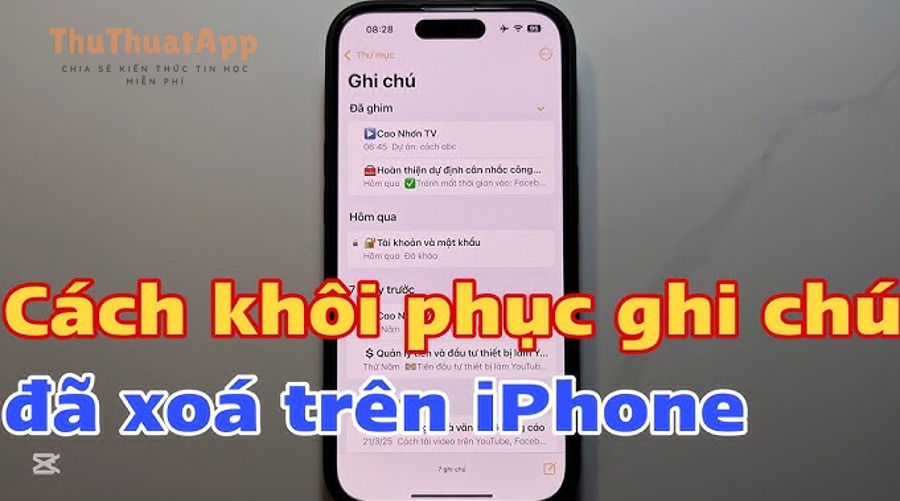 Cách khôi phục ghi chú đã xóa iPhone cho người dùng: phục hồi nhanh 2 hq720 62
