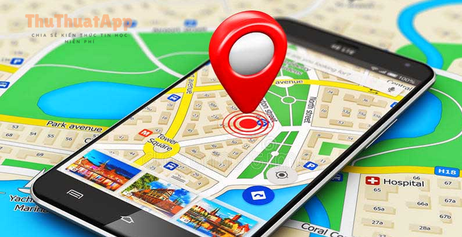Hướng dẫn tắt định vị Google Maps trên Android và bật lại 6 Chấm vị trí minh họa