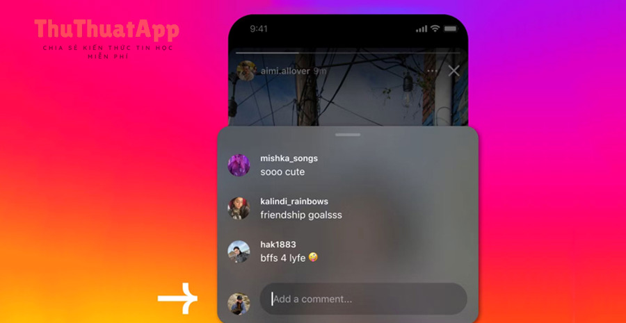 instagram da cho phep binh luan stories hiup tang tuong tac
