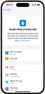 ios 18 iphone 15 pro settings privacy security 1