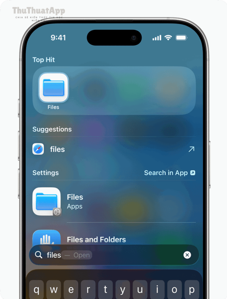 Cách chỉnh sửa PDF trên iPhone cho người mới, không cần máy tính 1 ios 26 iphone 16 pro home screen search files 1