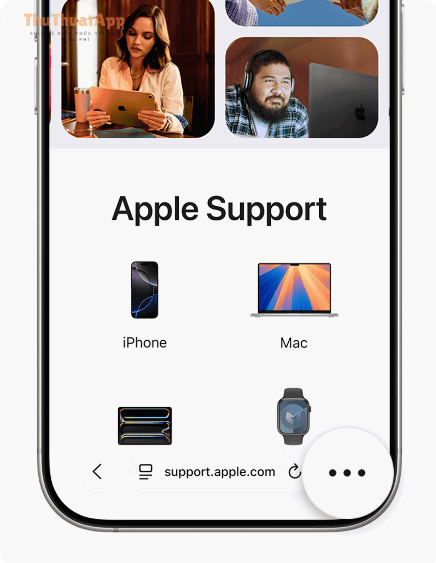 Hướng dẫn xóa cache & cookie Safari iPhone cho người dùng 10 Giao diện Safari trên iPhone