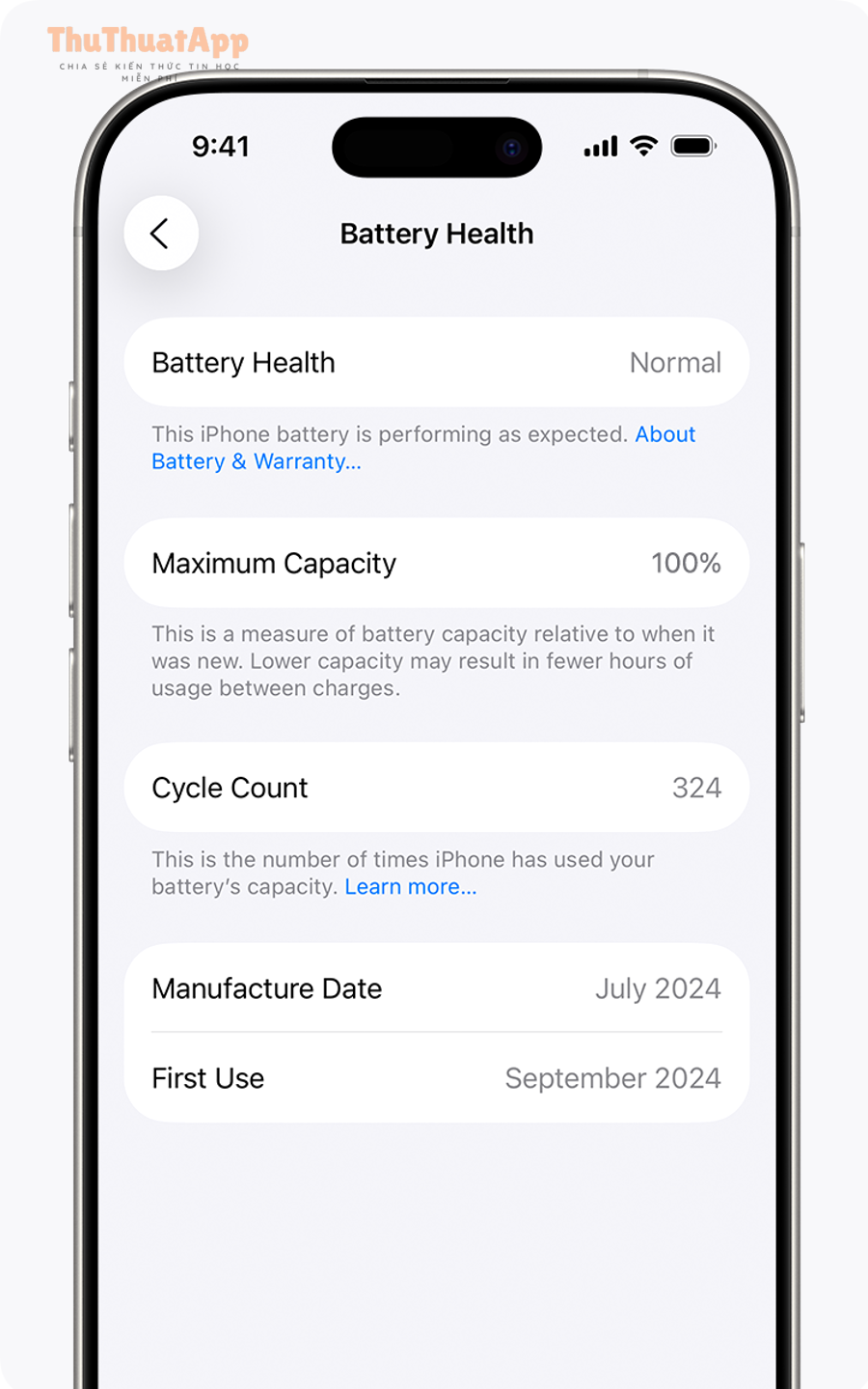 Hướng dẫn kiểm tra tình trạng pin iPhone người dùng: tốt hay chai 4 ios 26 iphone 16 pro settings battery battery health