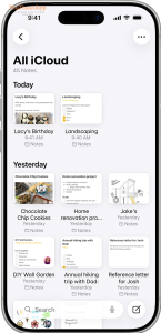 ios 26 iphone 17 pro notes more view as gallery
