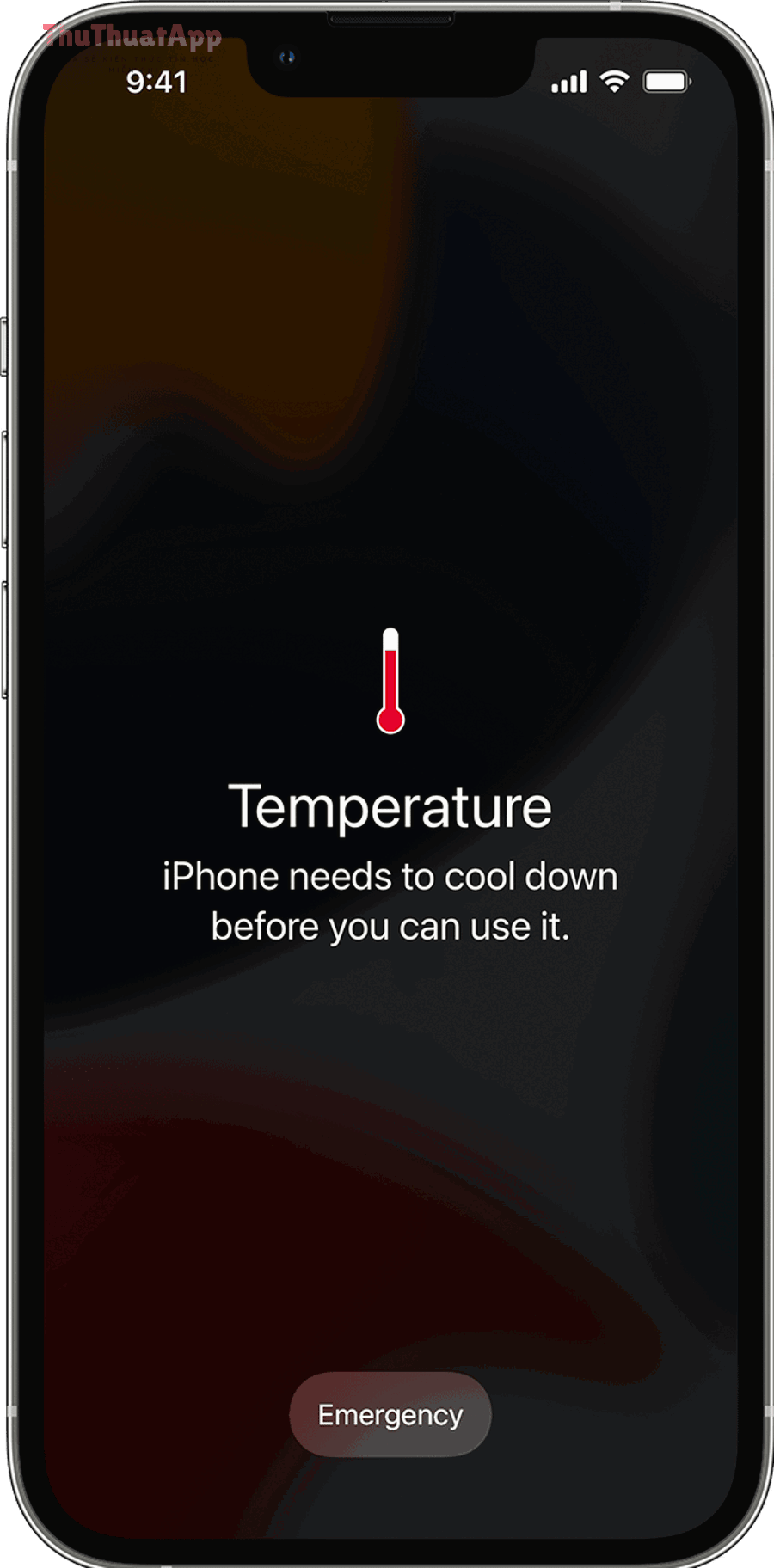ios15 iphone13 pro iphone temperature alert