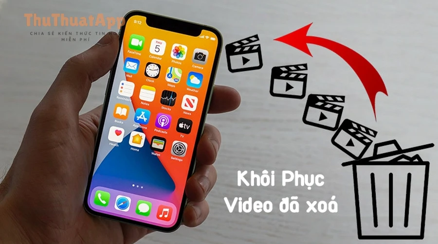 Hướng dẫn khôi phục video xóa iPhone cho người dùng: clip mất 4 Logo iCloud