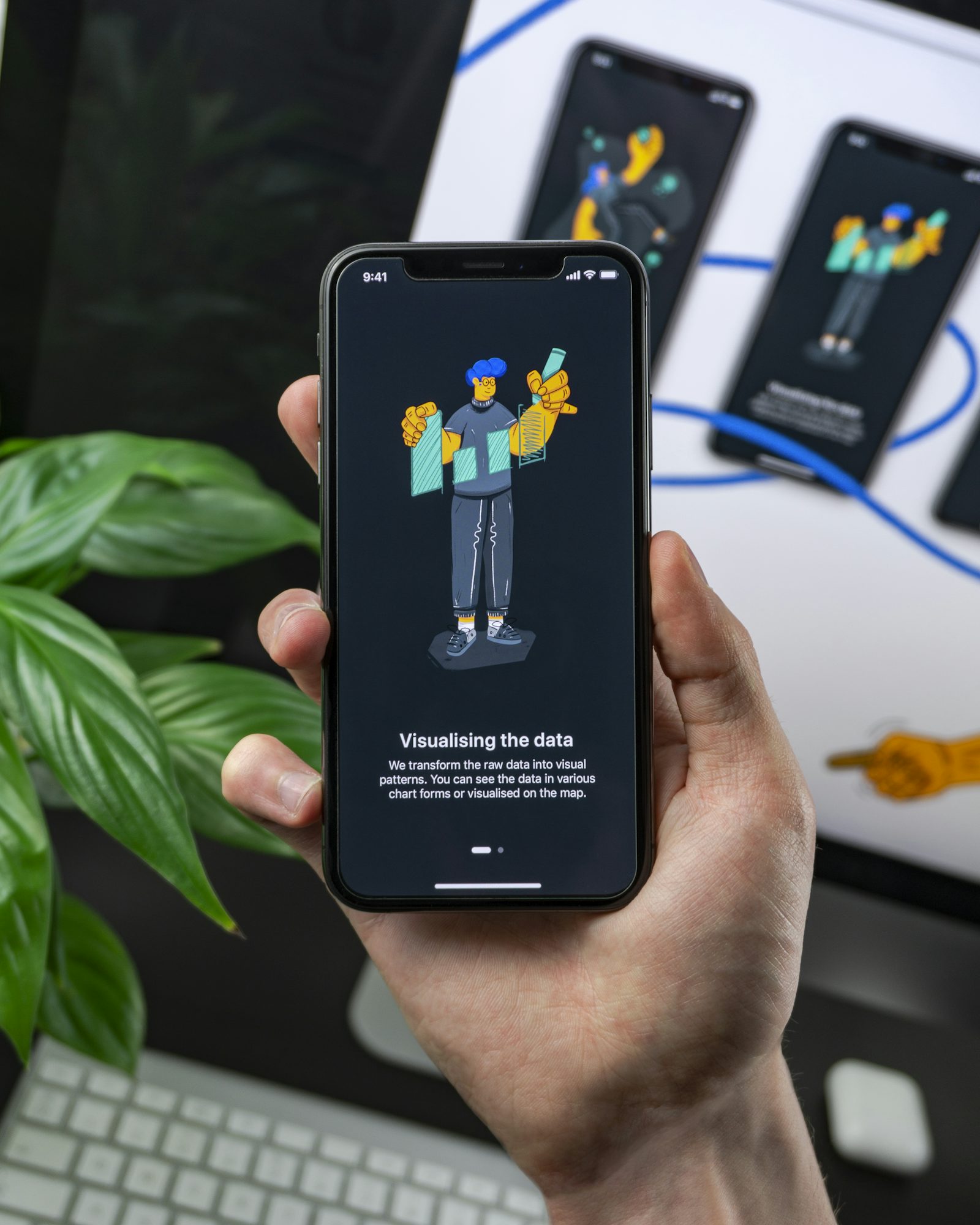 Sử dụng điện thoại và theo dõi dữ liệu