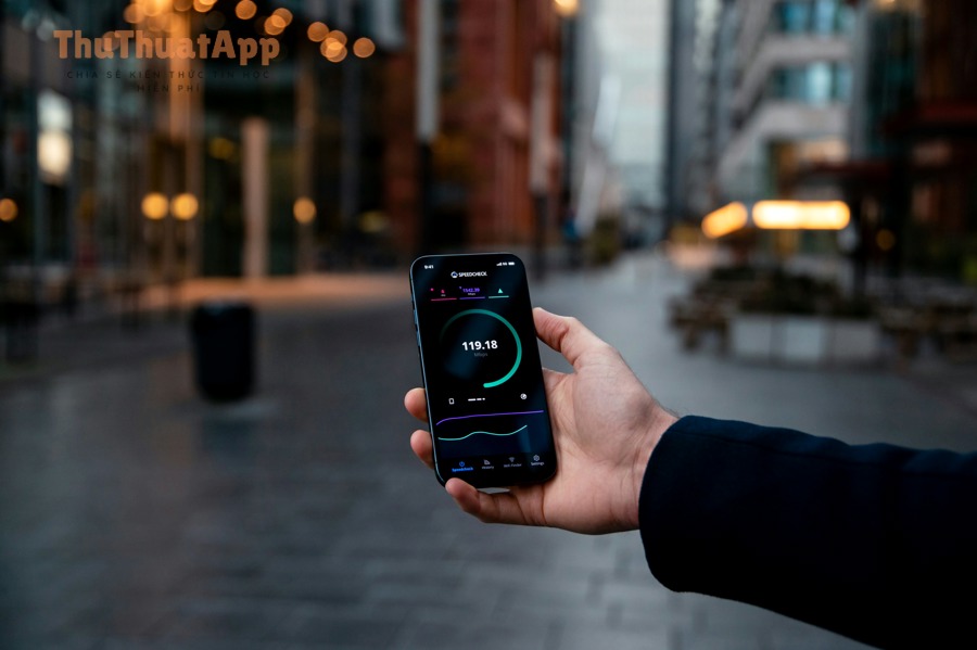 Kiểm tra tốc độ mạng sau khi kết nối lại Wi-Fi