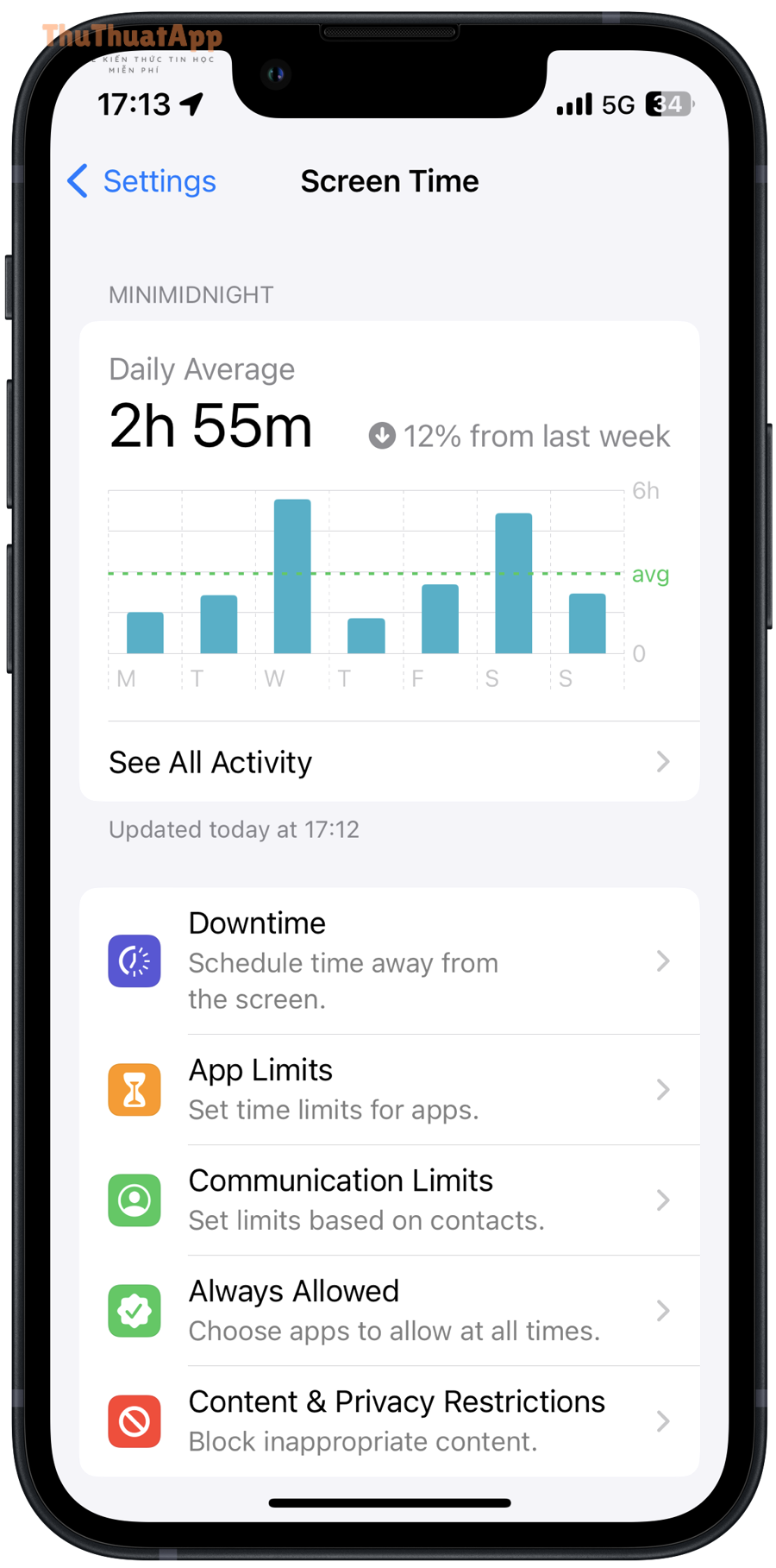 screentimescreenshot iOS