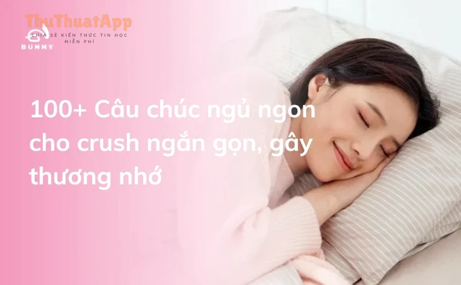 thumbnail cau chuc ngu ngon cho crush ngan gon