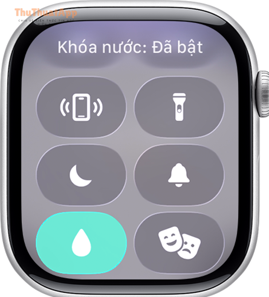 watchos 26 series 10 control center water lock on 3