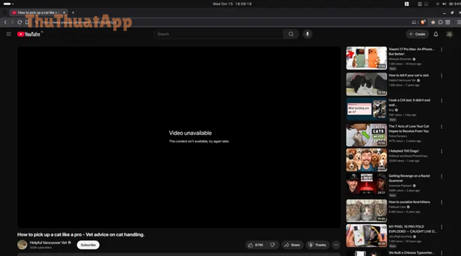Khắc phục cách đổi thumbnail YouTube cho người mới: đổi, cập nhật 4 what am i doing wrong here every video on youtube is v0 b482i5out9vf1