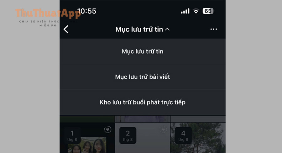 Minh họa dọn dẹp nội dung và quản lý nhiều bài viết trên điện thoại